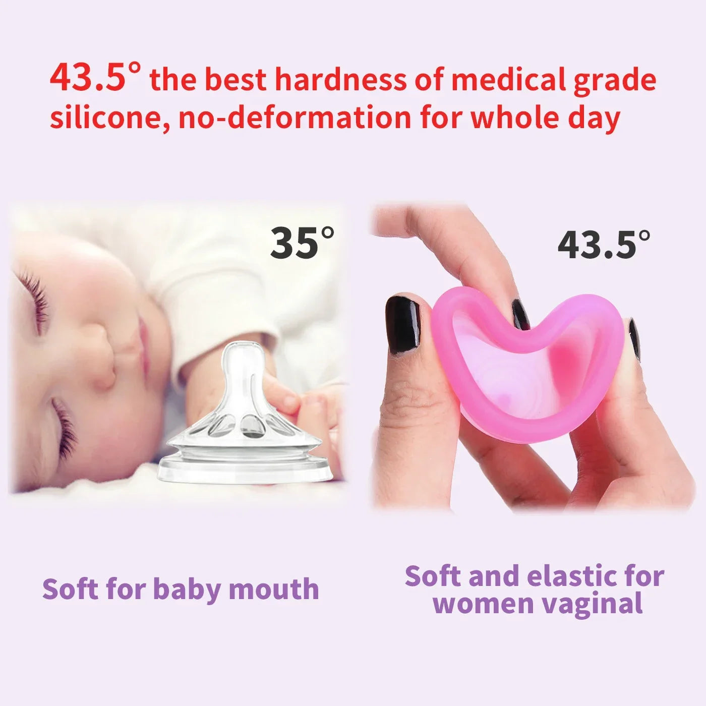 Feminine Hygiene Period Cup Excellent Menstrual Cup of Medical Silicone Menstrual Cup Menstrual Collector for Menstrual Period