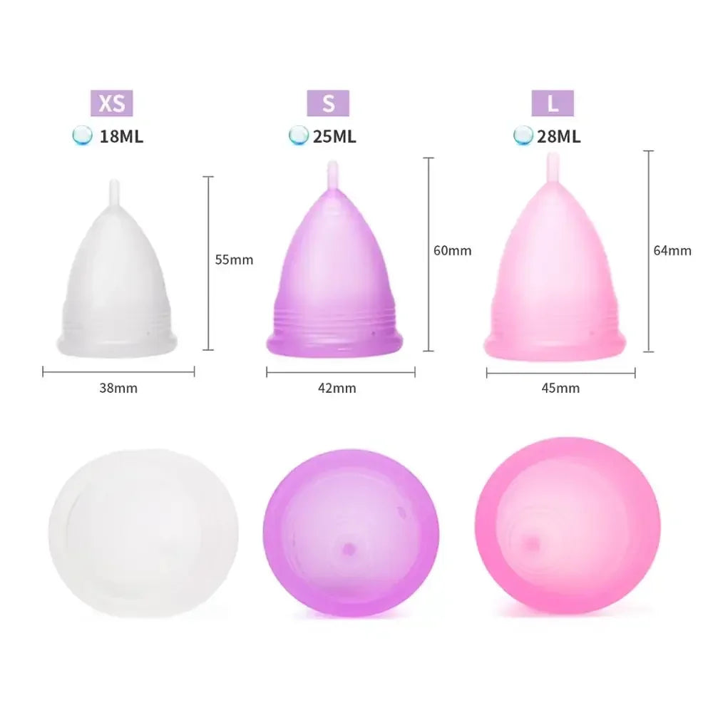 Feminine Hygiene Period Cup Excellent Menstrual Cup of Medical Silicone Menstrual Cup Menstrual Collector for Menstrual Period