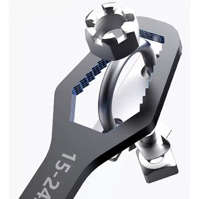 Self-Tightening Adjustable Glasses Wrenches 8-24Mm Universal Torx Wrench Board Double-Head Torx Spanner Hand Tools for Factory