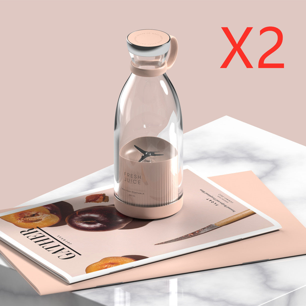 350ML Electric Juicer Blender and Mixer USB Rechargeable Machine Household Portable Blender Maker Cup Kitchen Tool Kit