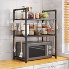 Microwave Oven Storage Rack Multifunctional Thickened Microwave Oven Seasoning Storage Rack for Household Kitchen Use