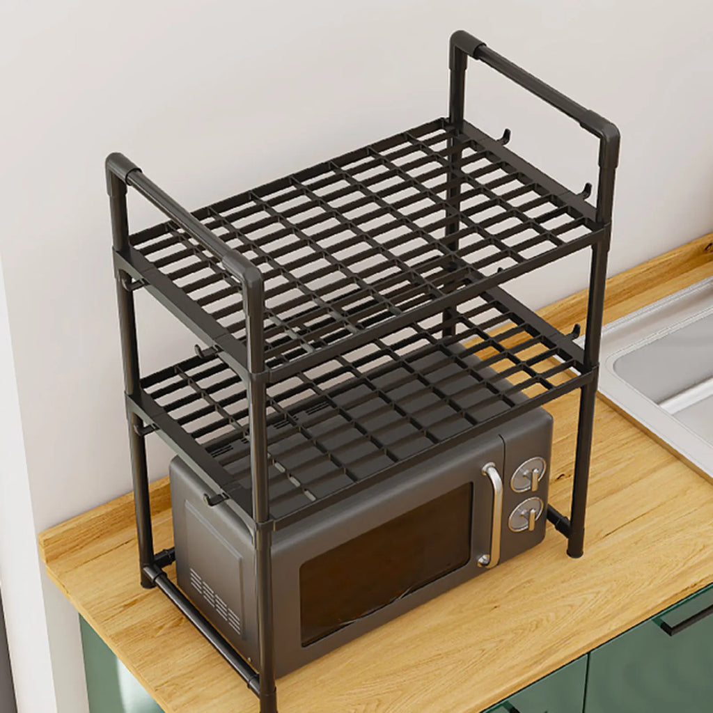 Microwave Oven Storage Rack Multifunctional Thickened Microwave Oven Seasoning Storage Rack for Household Kitchen Use