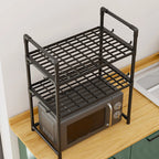 Microwave Oven Storage Rack Multifunctional Thickened Microwave Oven Seasoning Storage Rack for Household Kitchen Use