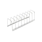 Stainless Steel Dish Draining Rack Multipurpose Silver Plates Storage Rack Space Saving Bowls Plates Drainer Holder Kitchen