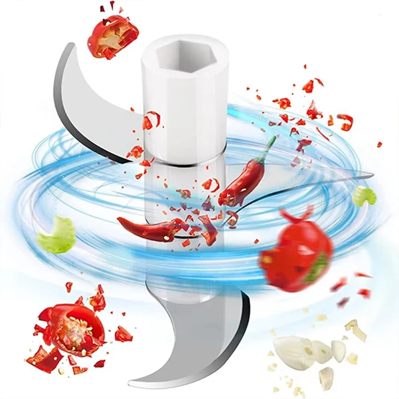 250ml Multifunctional Cooking Machine Automatic Household Meat Grinder Baby Supplementary Food Stirring Minced Garlic
