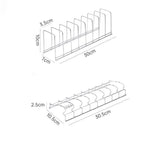 Stainless Steel Dish Draining Rack Multipurpose Silver Plates Storage Rack Space Saving Bowls Plates Drainer Holder Kitchen