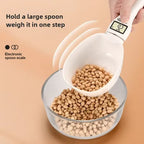 Digital Measuring Spoon Scale – Electronic Smart Spoon with LED Display for Food, Liquids, Ingredients & Pet Feeding Meaasurement