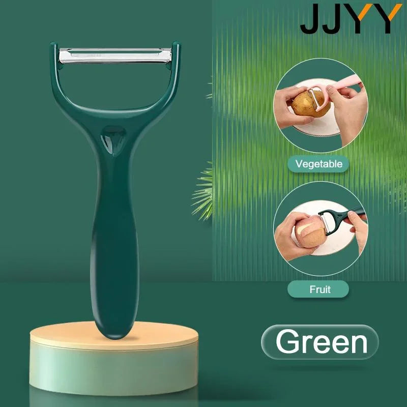 JJYY Fruit Peeling Knife Stainless Steel Peeler Peeling Apples Kitchen Vegetable Fruit Sharp Peeler Potato Peeler