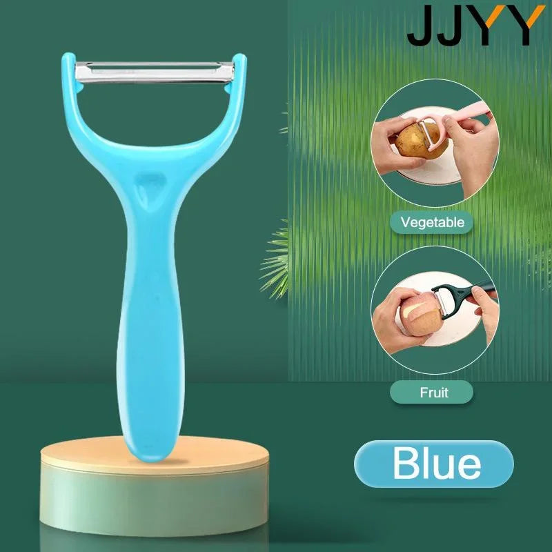 JJYY Fruit Peeling Knife Stainless Steel Peeler Peeling Apples Kitchen Vegetable Fruit Sharp Peeler Potato Peeler