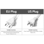 Waterproof Best Under Cabinet Light Kitchen COB LED Light with Button Switch Cord 220V 110V EU / US Plug Strip Lamp for cocina