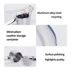 1pc Silvery Stainless Steel Garlic Masher Kitchen Vegetable Cooking Extruder Manual Ginger Grinder And Tool Kitchen Accessories