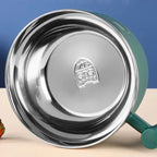 Stainless Steel Bowl With Lid For Instant Noodles Sealed And Portable Drain Bowl For Kitchen Utensils Instant Noodle Partner