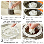 Vacuum Sealed Tank Coffee Beans Vacuum Jar Kitchen Cereals Storage Box Airtight Container Moisture-Proof Sealed Canister for Tea