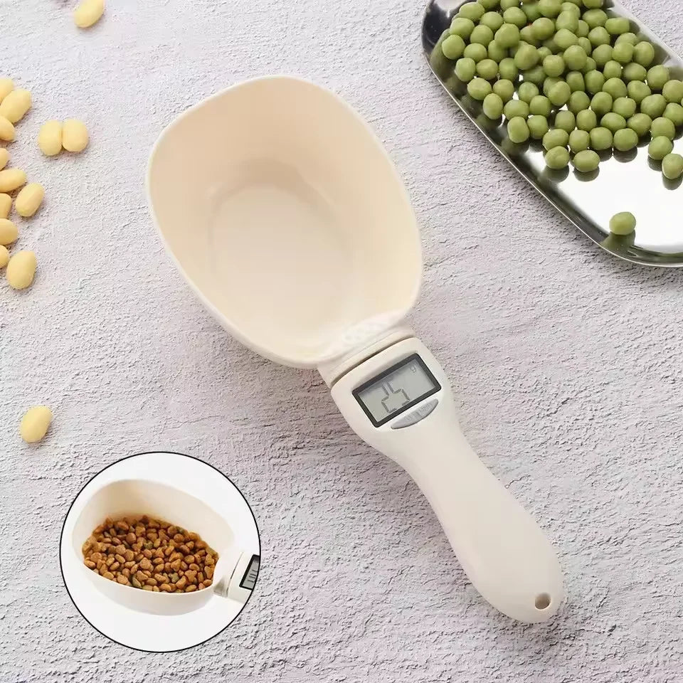 Digital Measuring Spoon Scale – Electronic Smart Spoon with LED Display for Food, Liquids, Ingredients & Pet Feeding Meaasurement