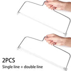 1/2Pcs Adjustable Height Line Cake Cut Slicer Adjustable Stainless Steel Cake Decorating Mold DIY Bakeware Kitchen Cooking Tool