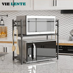 Kitchen Storage Rack Multi-Layer Microwave Rack Simple Standing Countertop Condiment Oven Organizer Shelf Kitchen Accessories