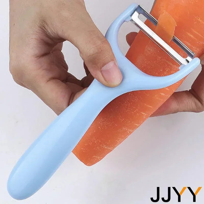 JJYY Fruit Peeling Knife Stainless Steel Peeler Peeling Apples Kitchen Vegetable Fruit Sharp Peeler Potato Peeler