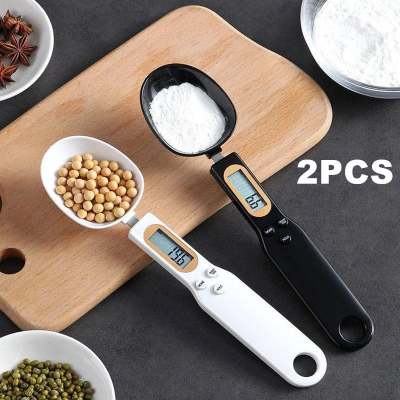 Mini Digital Measuring Spoon Scale – High Precision Electronic Kitchen Spoon With LED Display For Food, Liquids, Coffee, Baking & Pet Feeding