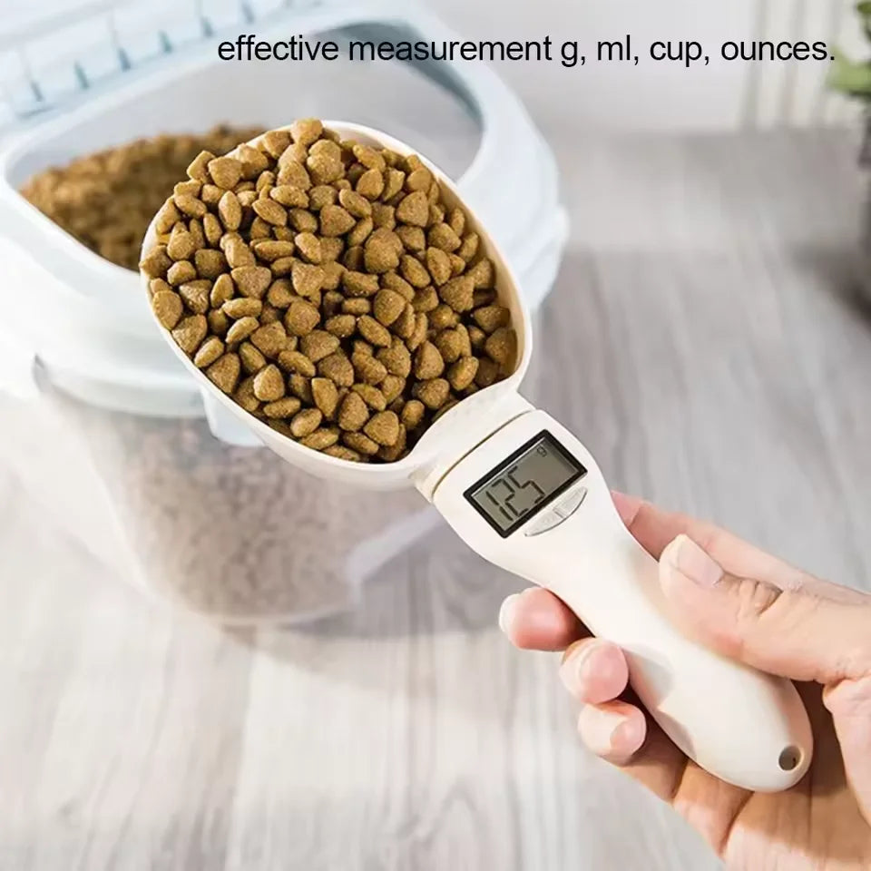 Digital Measuring Spoon Scale – Electronic Smart Spoon with LED Display for Food, Liquids, Ingredients & Pet Feeding Meaasurement