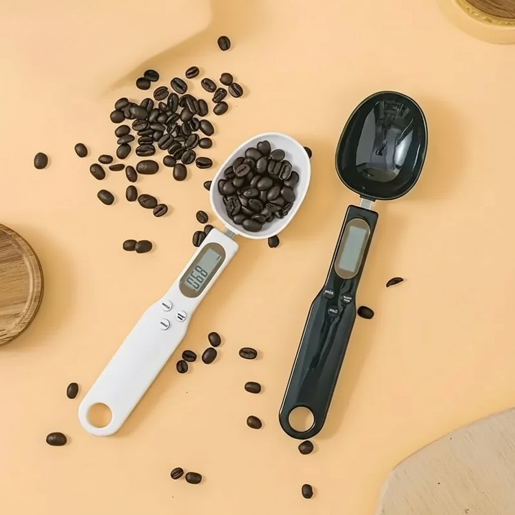 Mini Digital Measuring Spoon Scale – High Precision Electronic Kitchen Spoon With LED Display For Food, Liquids, Coffee, Baking & Pet Feeding