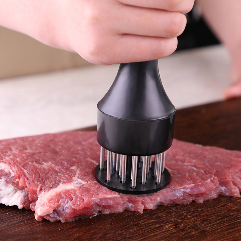 Stainless Steel Meat Tenderizer Needle Tool – 21-Pin Professional Kitchen Tenderiser for Beef, Chicken & Pork (Ergonomic Handle, Easy Clean