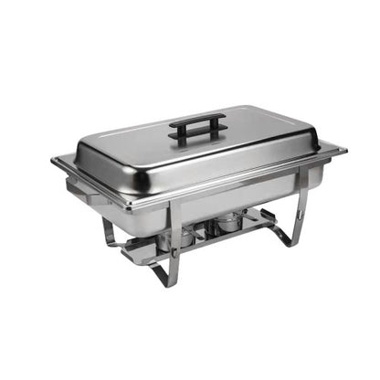 2-Pack Stainless Steel Buffet Food Warmers – Chafing Dish Set for Family, Outdoor Parties, Catering & Events